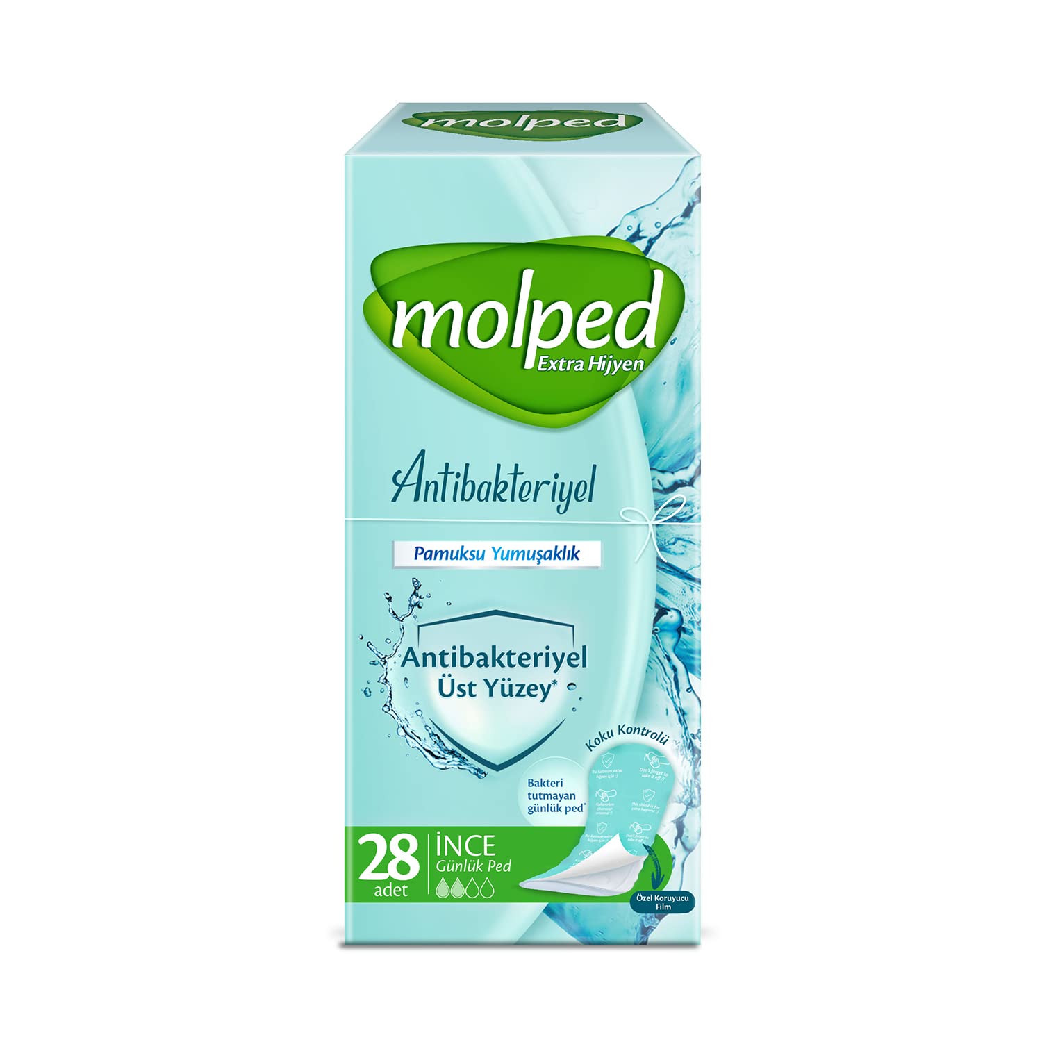 Molped Antiback Günlük Ped Uzun Ekonomik 28 Adet
