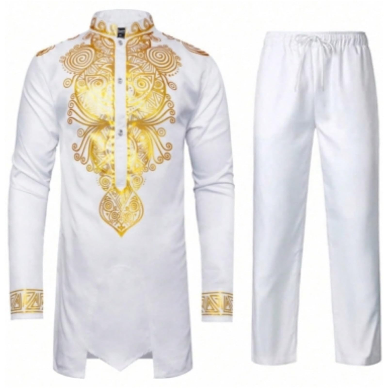 Conjunto genérico para hombre de 2 piezas de algodón, camiseta de manga corta, pantalón corto, atuendo casual, estival Jogging cómodo, suave, ligero, moderno, elegante, vacaciones, salida A14