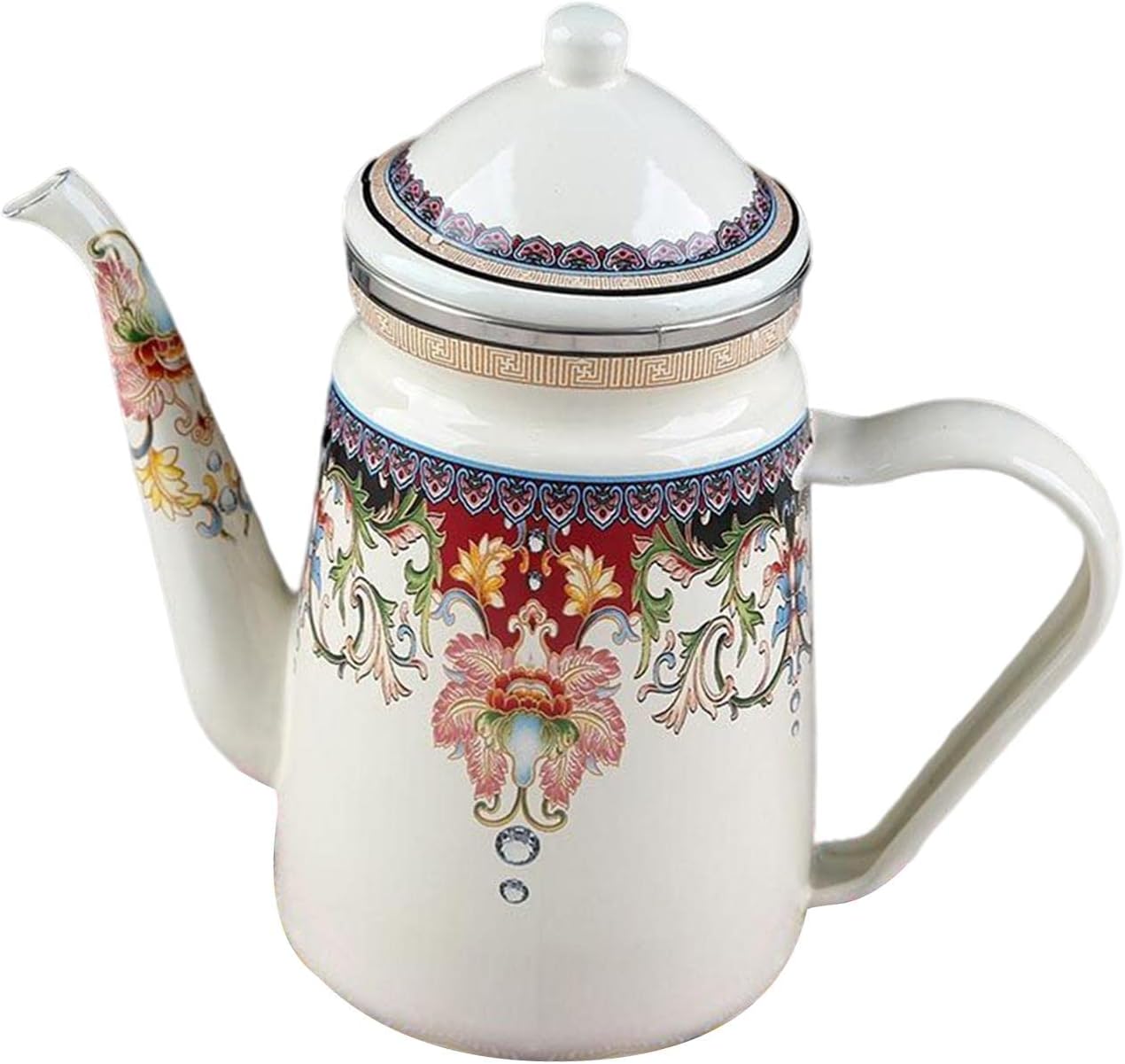 Amazon｜Funtasica コーヒーポアリングケトル ポアオーバーケトル カフェ 1.2L ポアオーバーグースネック ティーポット