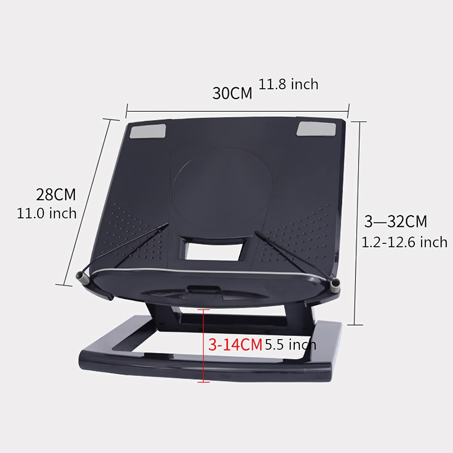 Book Stands and Holders for Reading Book Stand Reading Rest Height Angle Adjustable Folding Hands Free Holder for Tablet Document Textbook Recipe Magazine 12 x 11 inch for Kitchen and Office