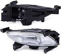 Vista 7 de PIT66 Luces antiniebla del parachoques delantero, compatibles con Hyundai Sonata 2011 2012 2013 Lente transparente lado izquierdo del conductor