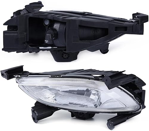 Miniatura 7 de PIT66 Luces antiniebla del parachoques delantero, compatibles con Hyundai Sonata 2011 2012 2013 Lente transparente lado izquierdo del conductor y