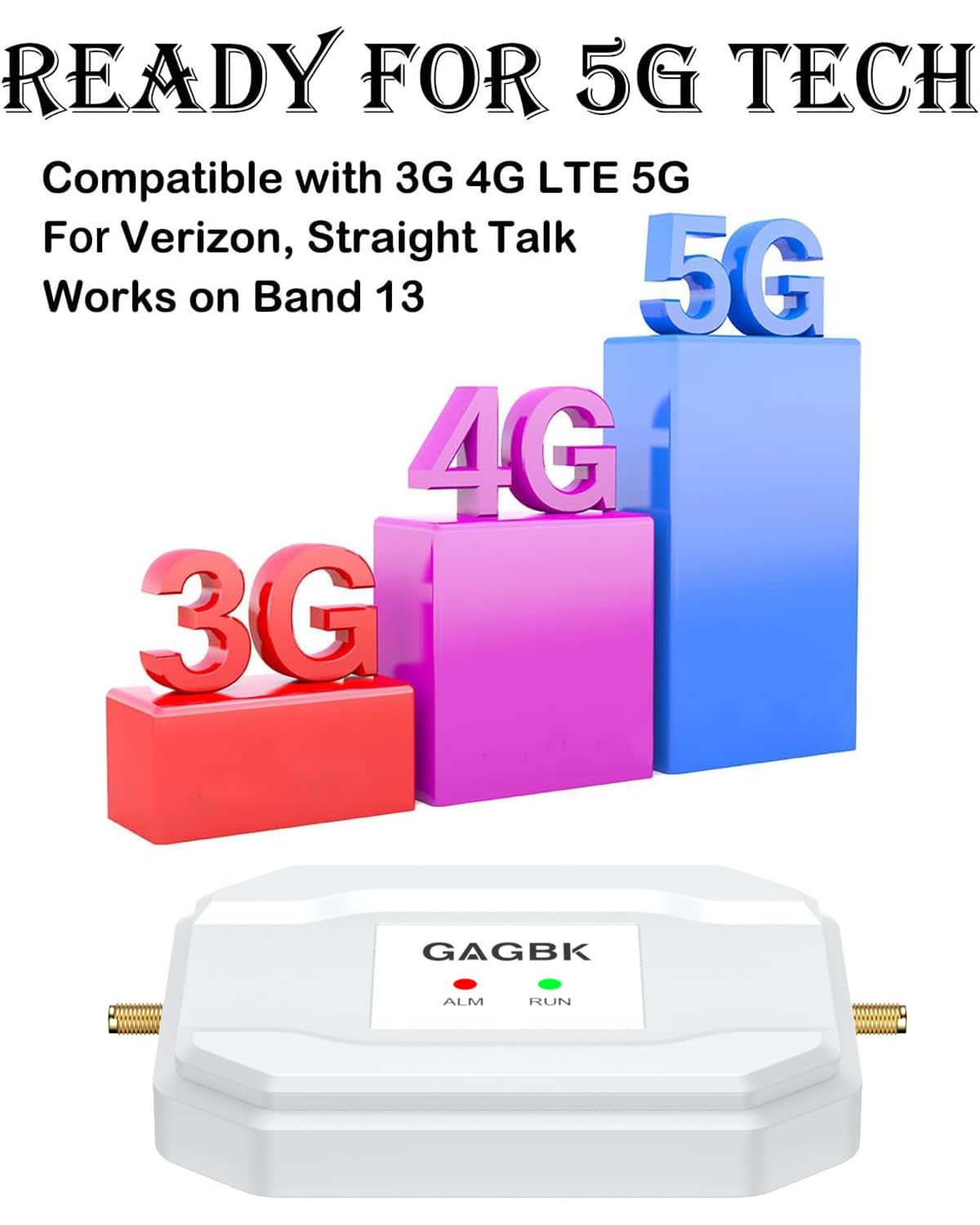 2025 Latest Verizon Cell Phone Signal Booster Verizon Signal Booster Cell Phone Booster 5G 4G LTE Band 13 Cellular Booster Straight Talk Signal Amplifier Cell Extender Cell Booster for Home