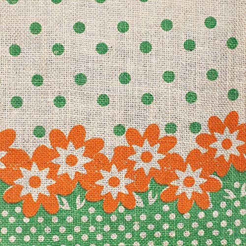 Image of Kuber Industries Jute 4 Pieces Lunch Carry Bag (Green)-CTKTC13293
