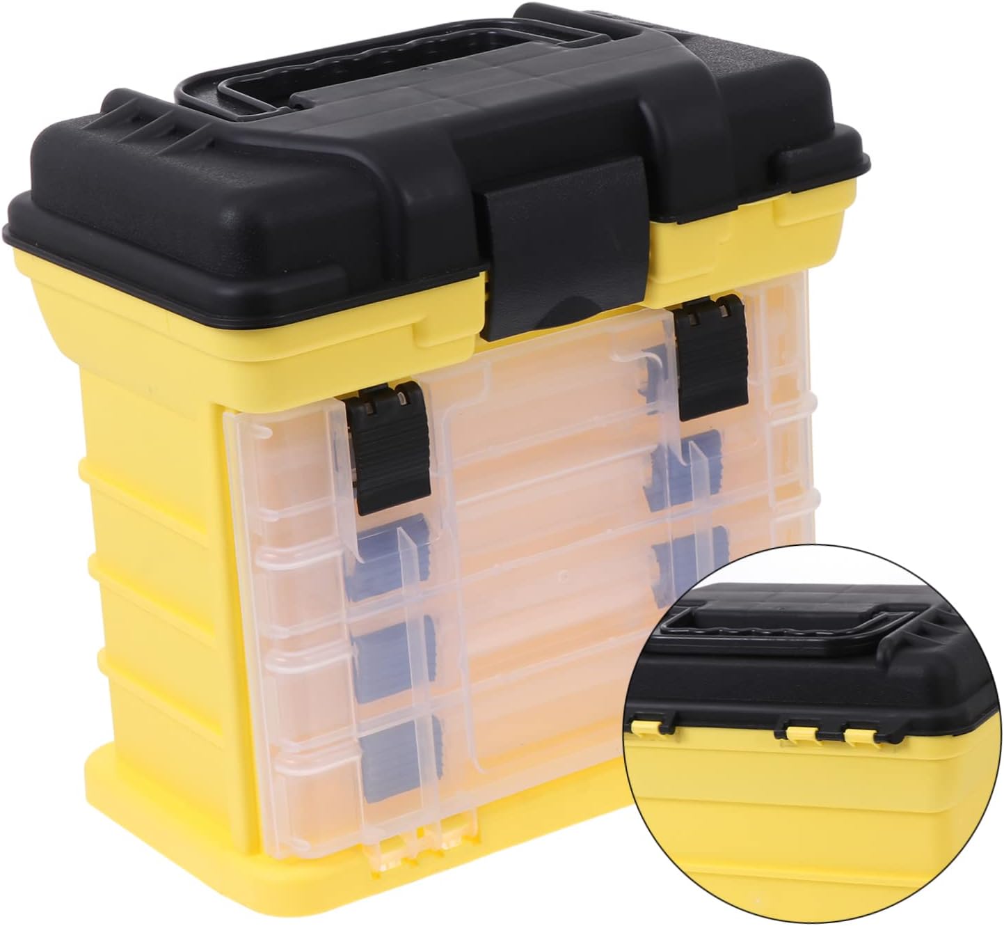 Abaodam Plano Bait Bucket Storage Box Container Lids Sealing Fishing for Lure Storage