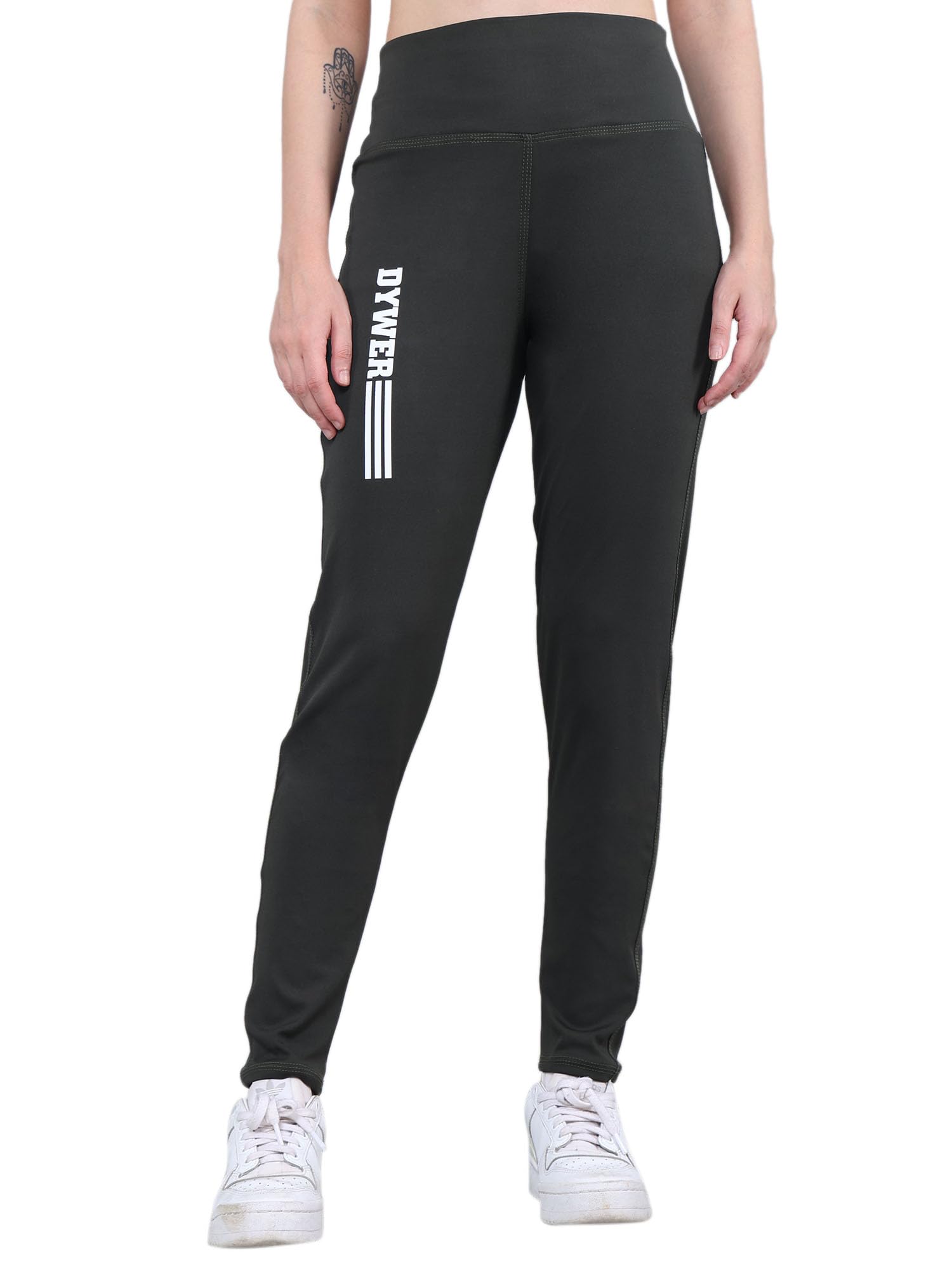 Women's & Girls' Trendy High-Waist Leggings | Ankle-Length Flexible Tights for Running, Dance, Yoga & Casual Wear-picture-45