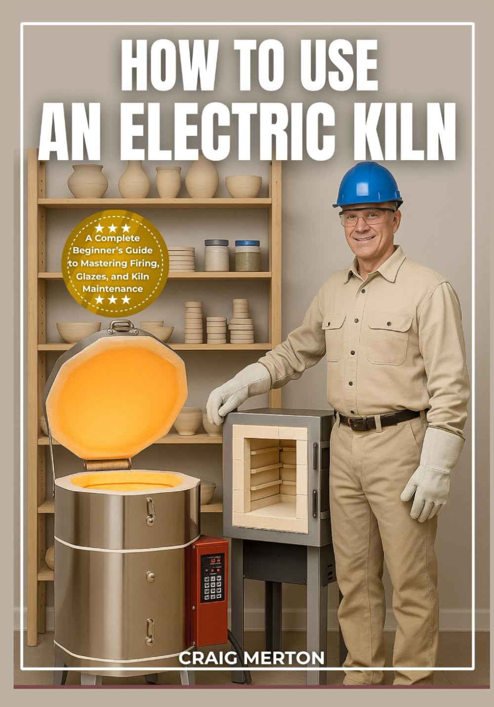 HOW TO USE AN ELECTRIC KILN: A Complete Beginner’s Guide to Mastering Firing, Glazes, and Kiln Maintenance.      Paperback – September 23, 2025