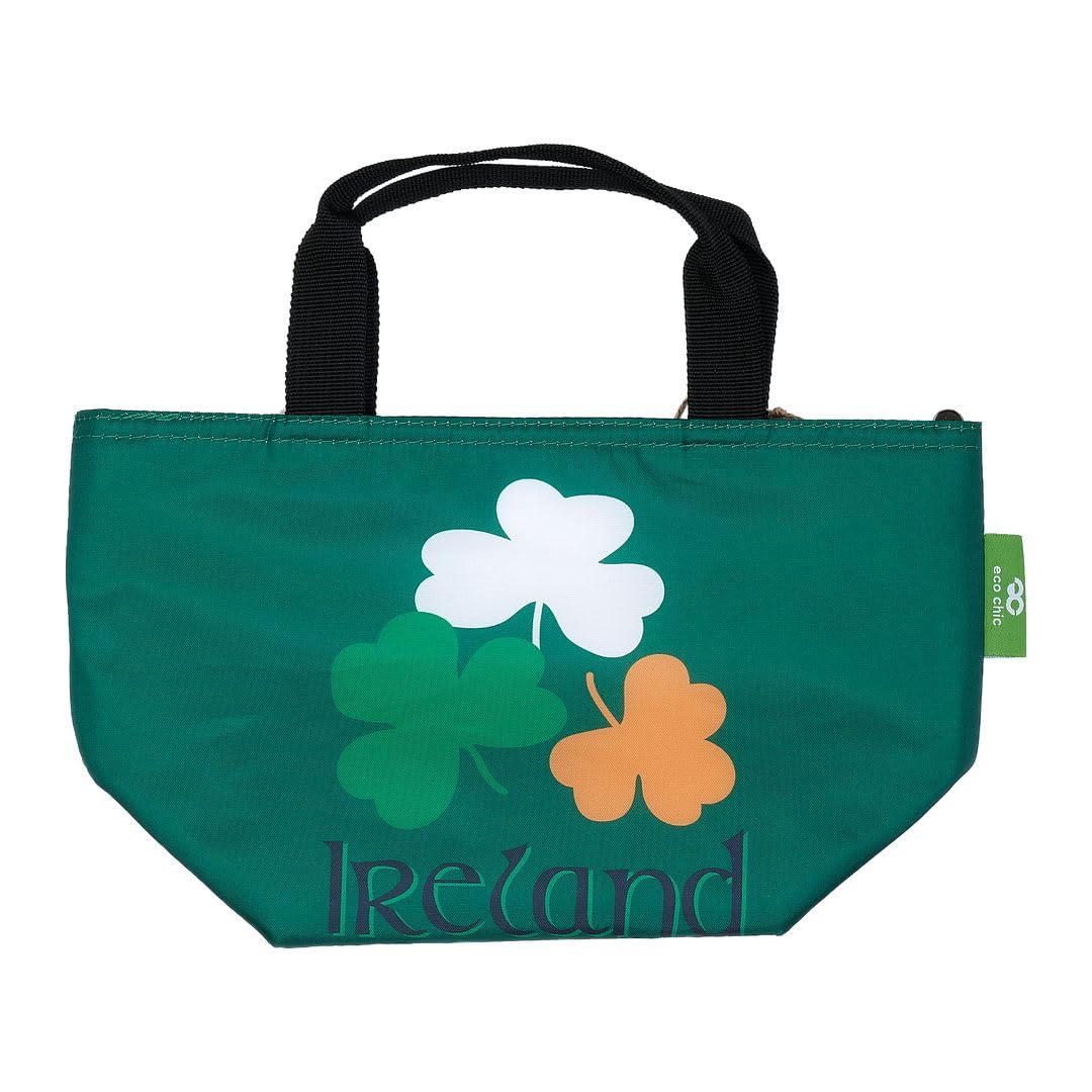 ECO CHIC Lightweight Foldable Insulated Lunch Bag Water Resistant Cooler Bag (Tourist Collection Ireland) - Image 2