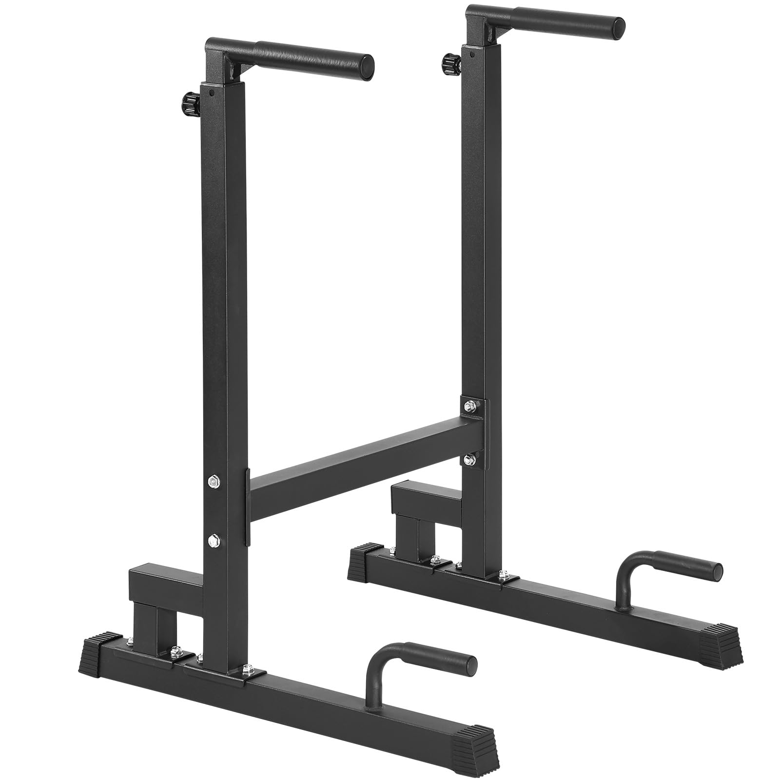VEVOR Barre Dips, Capacité de 227 kg, Station de Dips Très Résistante avec Hauteur Réglable, Station de Barre d'Entraînement de Fitness, Barres Parallèles pour l'Entraînement de Force à la Maison
