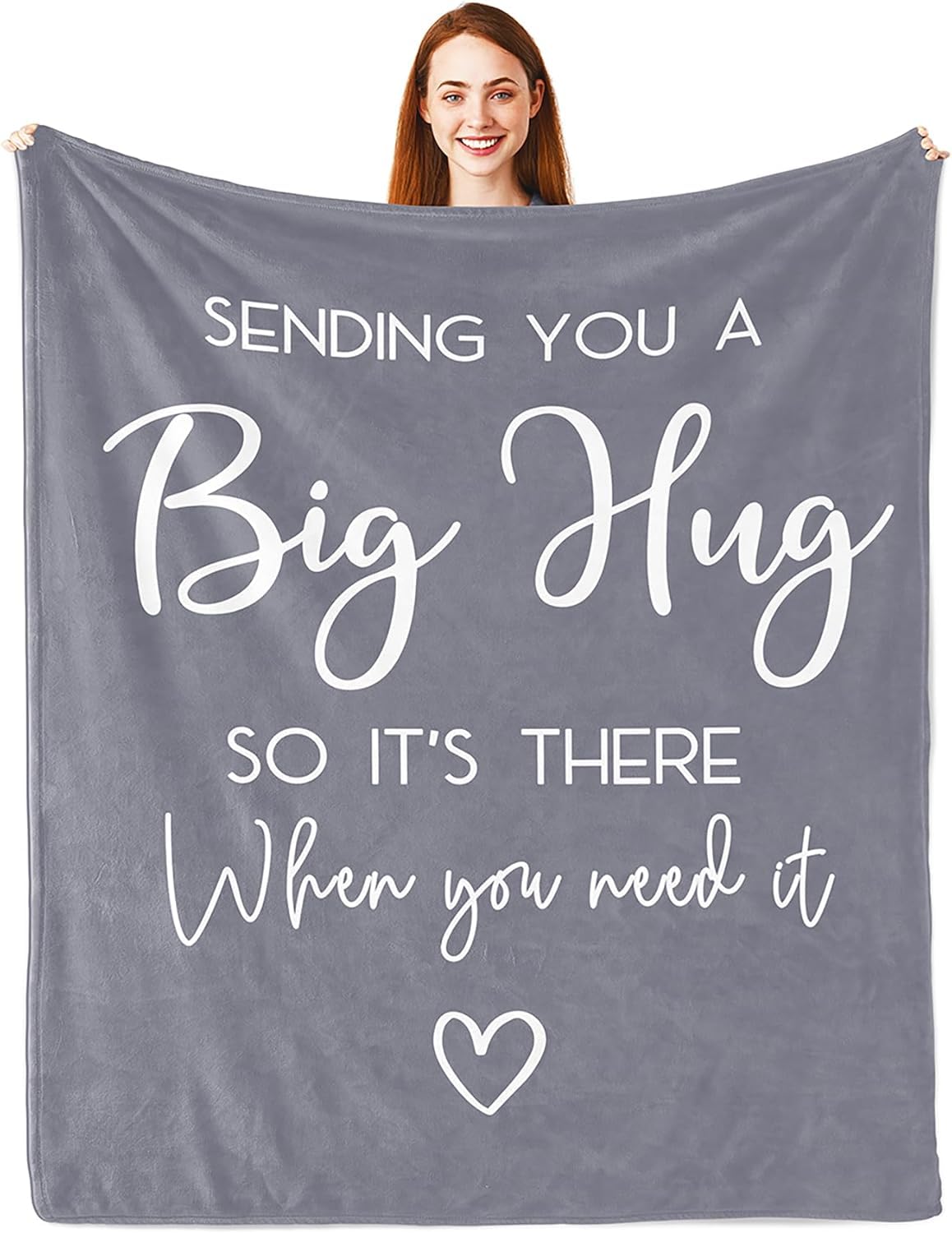 Get Well Gifts for Women - Get Well Soon Healing Blanket - Inspirational Gifts for Sick Women - Feel Better After Surgery & Encouragement Gift for Her Sister Friend Coworker （60"x50"）