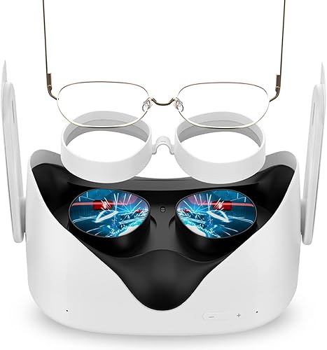 SUPERUS Protector de lente de silicona antiarañazos para realidad virtual Espaciador de lentes compatible con Oculus Quest 2 Accesorios de