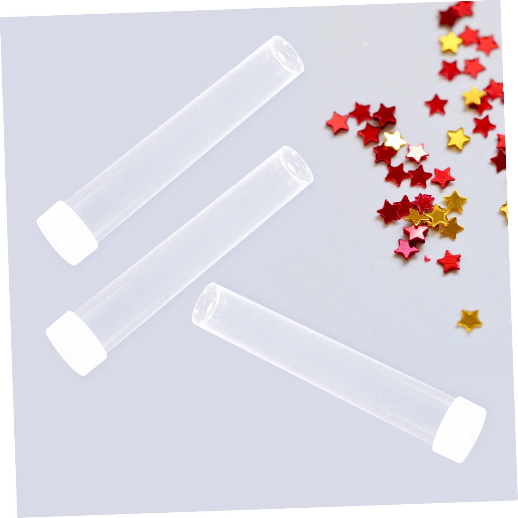 Healeved 4 Set Di Contenitori Per Provette in Plastica Per Laboratorio Scientifico Perline Decorazioni Per Feste 30 Pezzi * 4