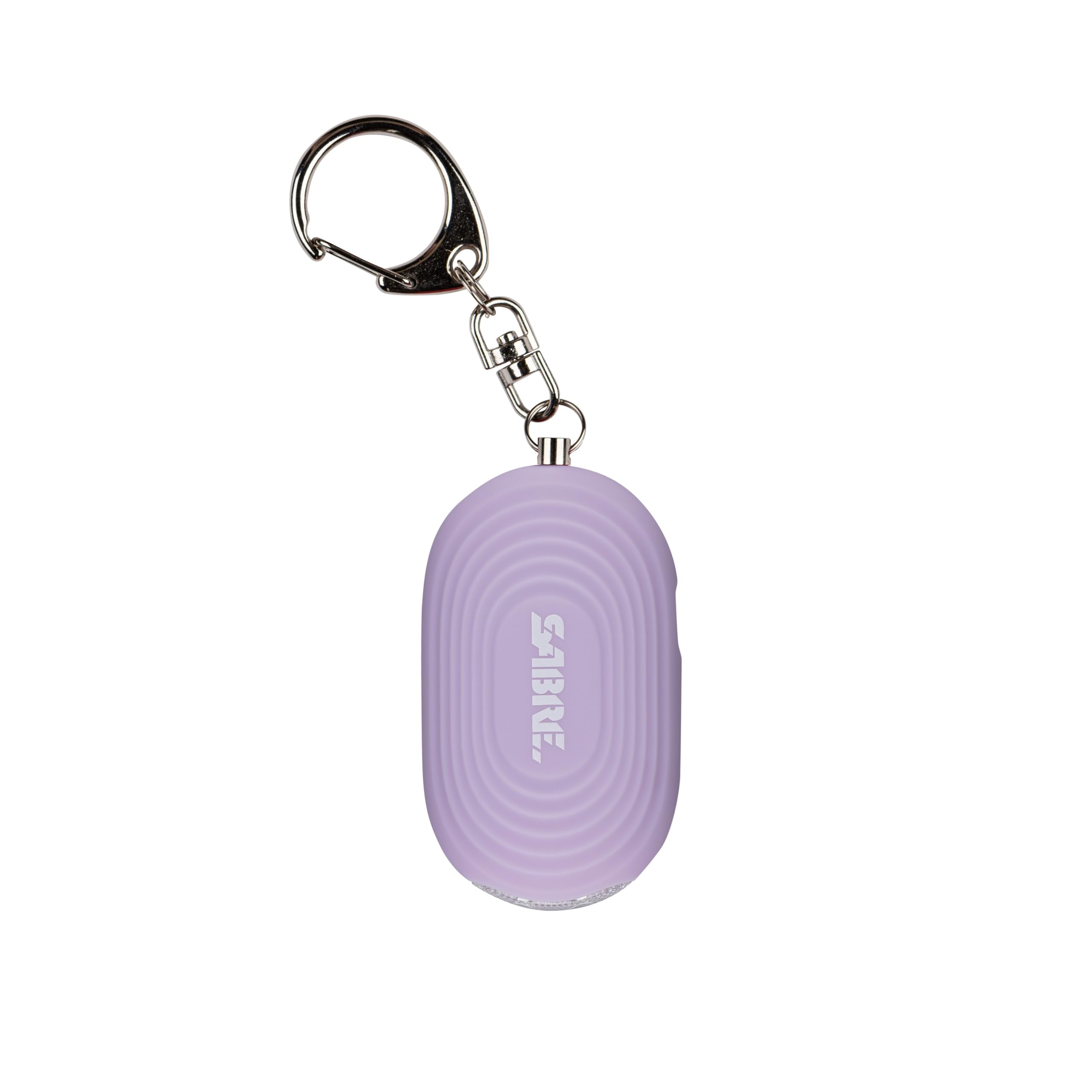 SABRE Alarma personal 2 en 1 con luz LED, sirena de seguridad personal de 130 dB, gancho a presión para acceso instantáneo, rango de 381 metros, diseño compacto para una fácil fijación al bolso, bolso