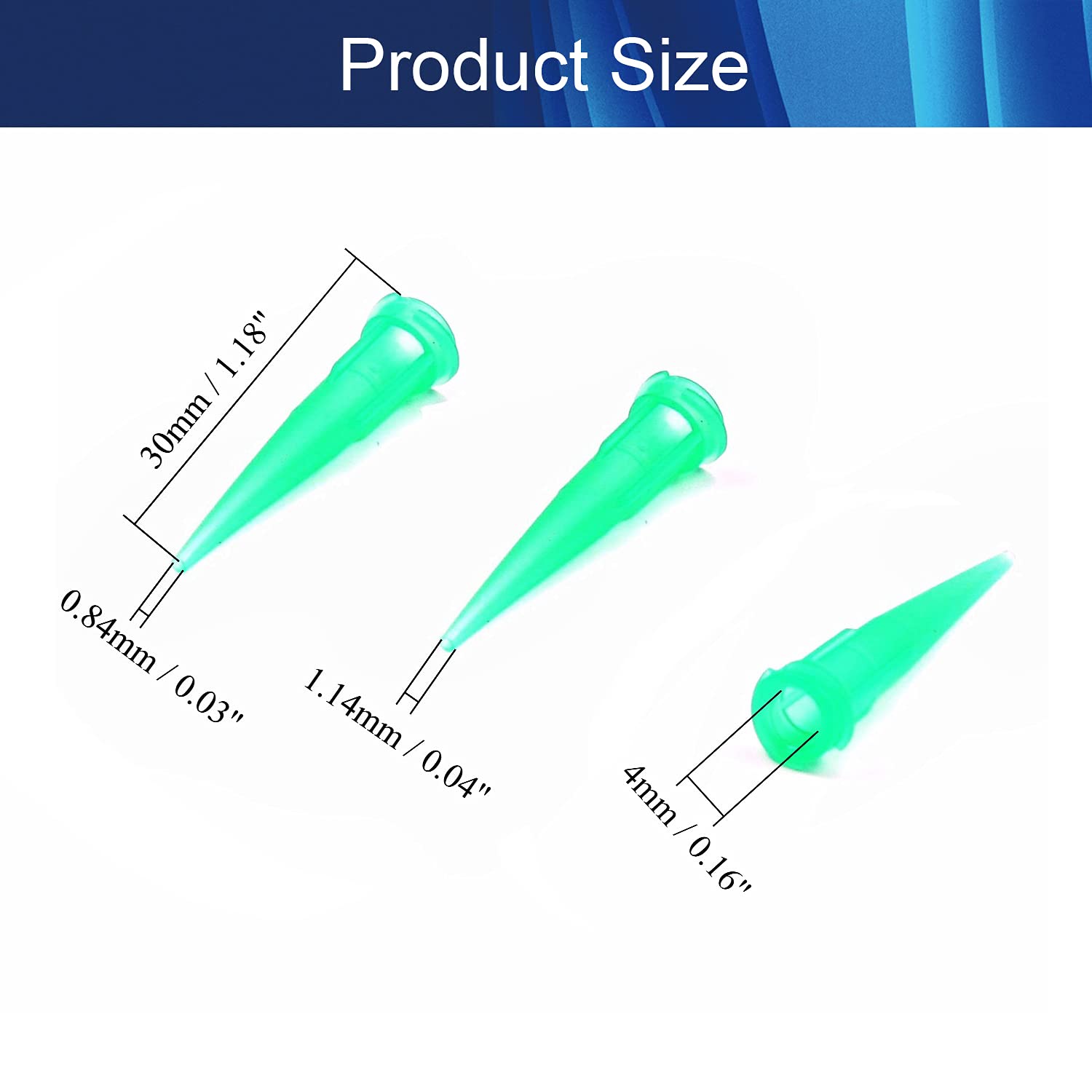 VISTA VIS-312102 Stat-Flo Hemostatic Pre-Bent Tip, 19 Gauge (Pack of 20)