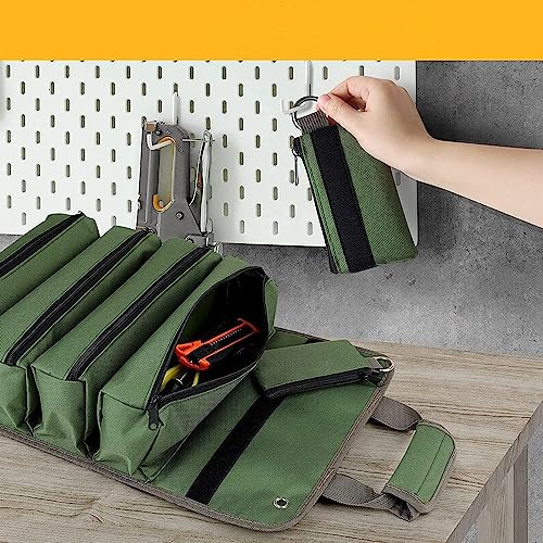 Moniss Saco de ferramentas de tecido Oxford organizador de ferramentas multiuso com 6 bolsos para ar