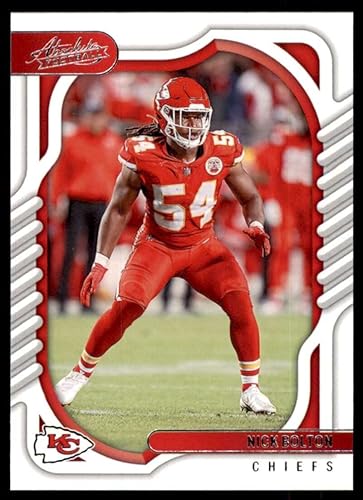 2022 Panini Absolute #39 Nick Bolton Kansas City Chiefs Football Trading Card