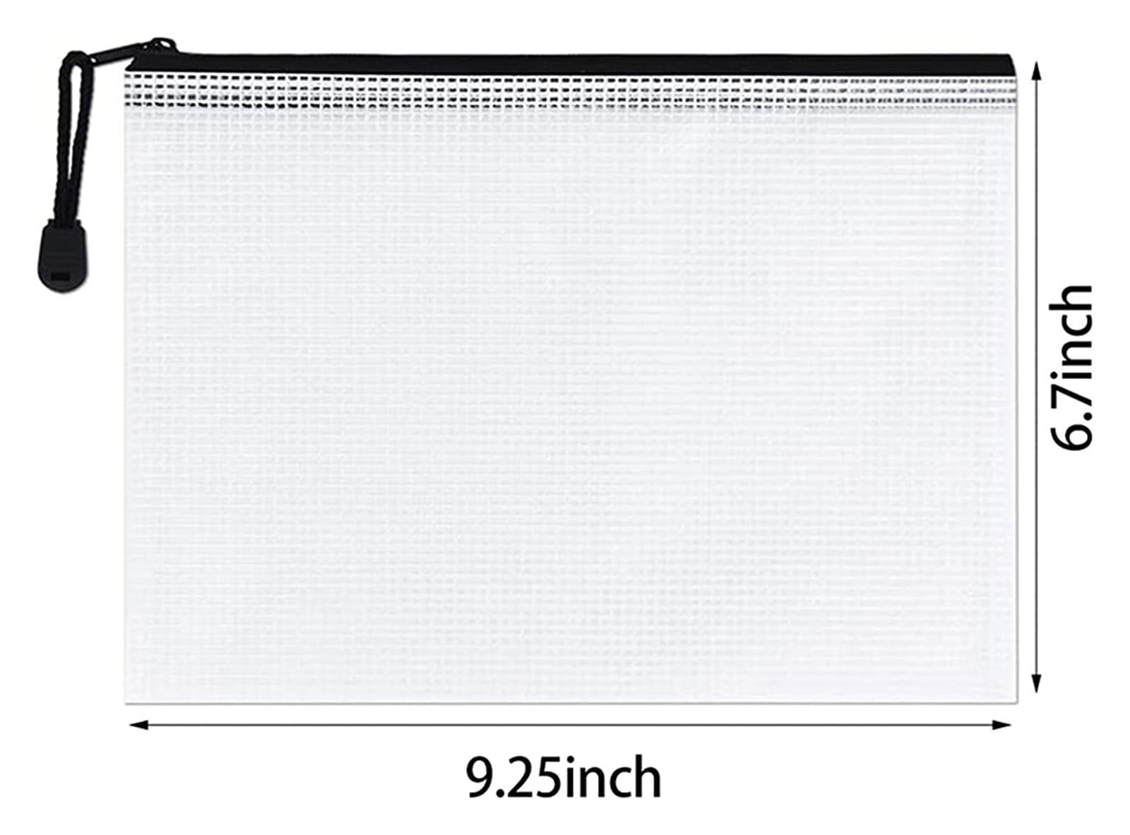 Borse con zip a rete Cartella portadocumenti espandibile Cartella portadocumenti portatile Confezione da 18 A5 Sacchetto con cerniera in rete, Sacchetti portadocumenti con cerniera Sacchetti portaogge