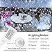 Joomer 12ft x 5ft 360 LED Christmas Net Lights,8 Modes Bush Mesh Lights Connectable, Timer, Waterproof for Christmas Trees, Bushes, Garden, Outdoor Decorations (Clear Wire, White)