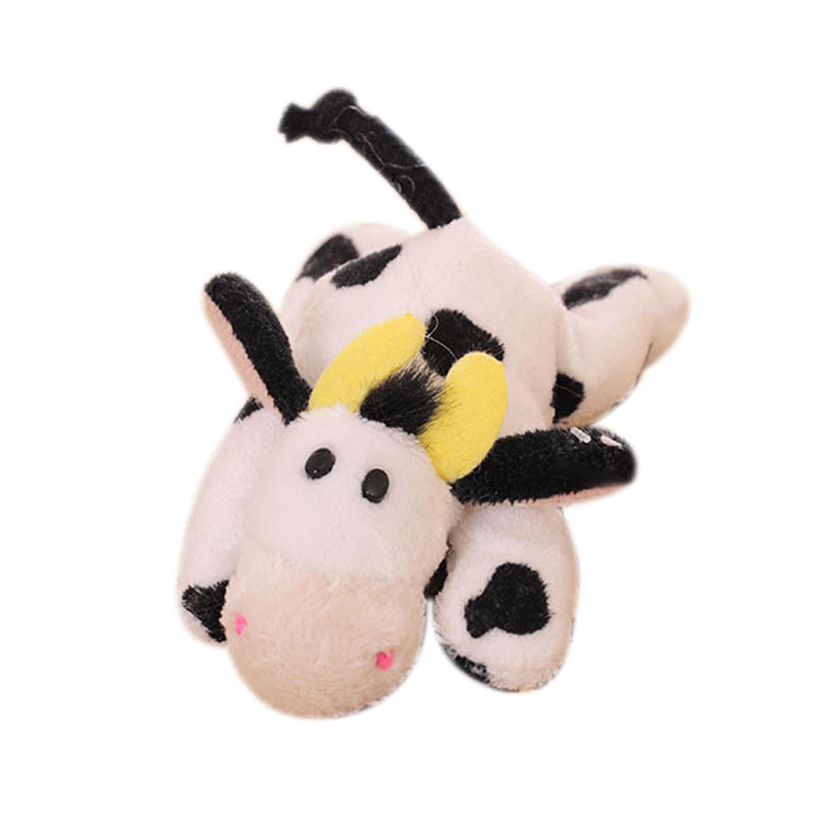 Eastuy The Cow Stuffed Animal Magnets | Cute Animal Magnets | For Kids Stuffed Refrigerator Magnets With Plush Farm Animals Phone Holder Function For