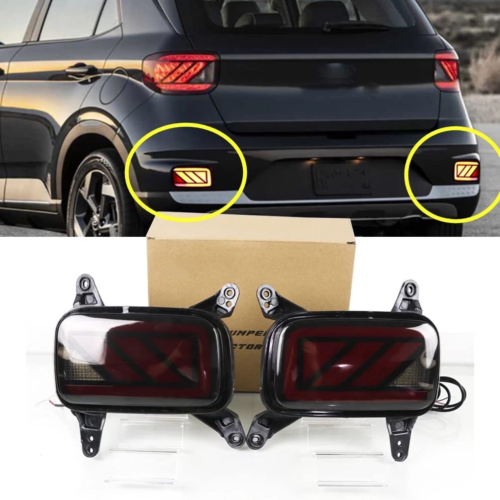 YONGYAO Drl Luce Posteriore Paraurti Freno Riflettore Indicatore Direzione Luce Posteriore per Sede Hyundai - Giusto