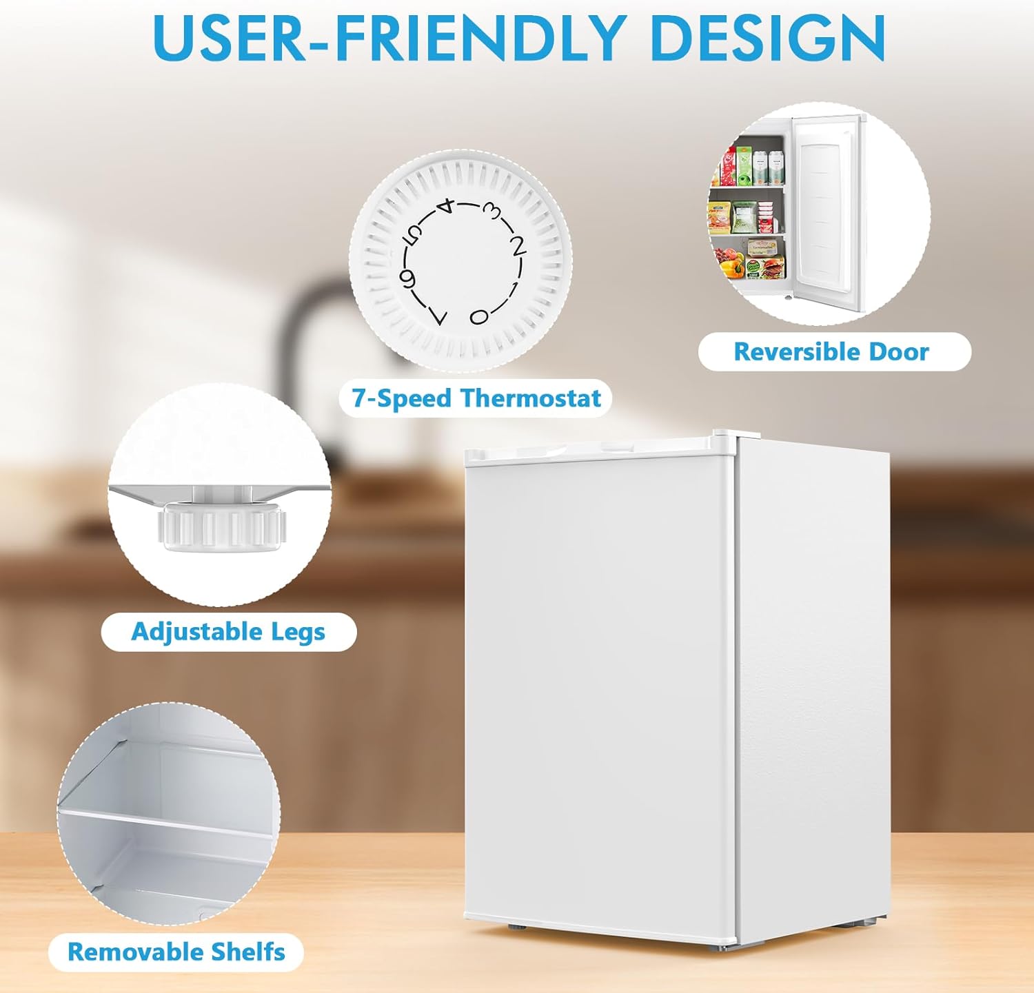 User-Friendly Design Features of COWSAR Upright Freezer