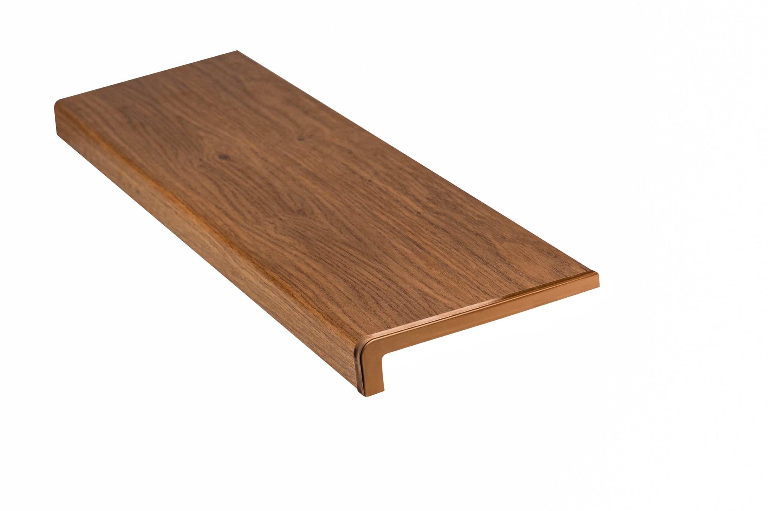 Fensterbank für Innen, Fensterbrett aus PVC mit Abschlusskappen, Pflegeleichte Innenfensterbank aus Kunststoff, für Fenster aus PVC, Holz & Aluminium, 20 x 120 cm, Winchester