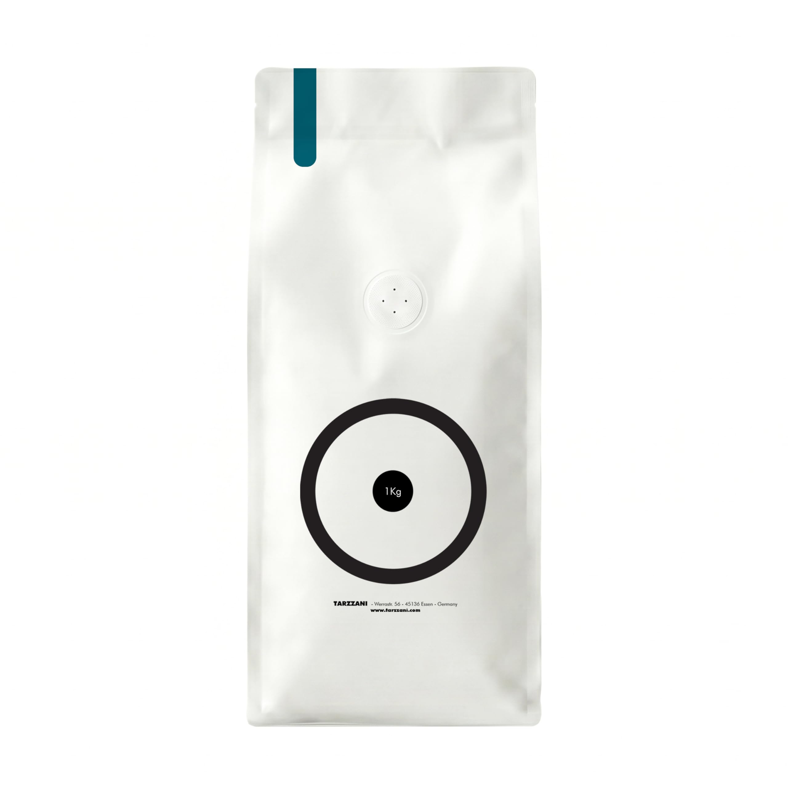 Tarzzani Espressobohnen Amertrino, 1 kg, kräftiger Espresso mit Noten von dunkler Schokolade, 100% Robusta Kaffeebohnen, hoher Koffeingehalt, 60% mehr Koffein