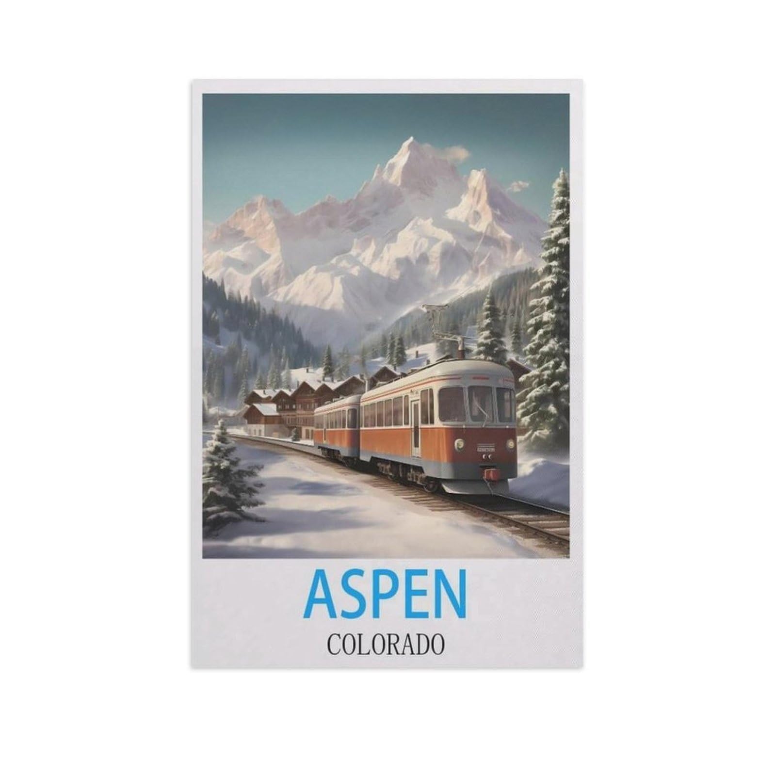 1000Pcs，Aspen Colorado，Jigsaw Adult Decompression Game Puzzle Students Toy For Children Christmas Birthday Gifts（75x50cm）-AK67
