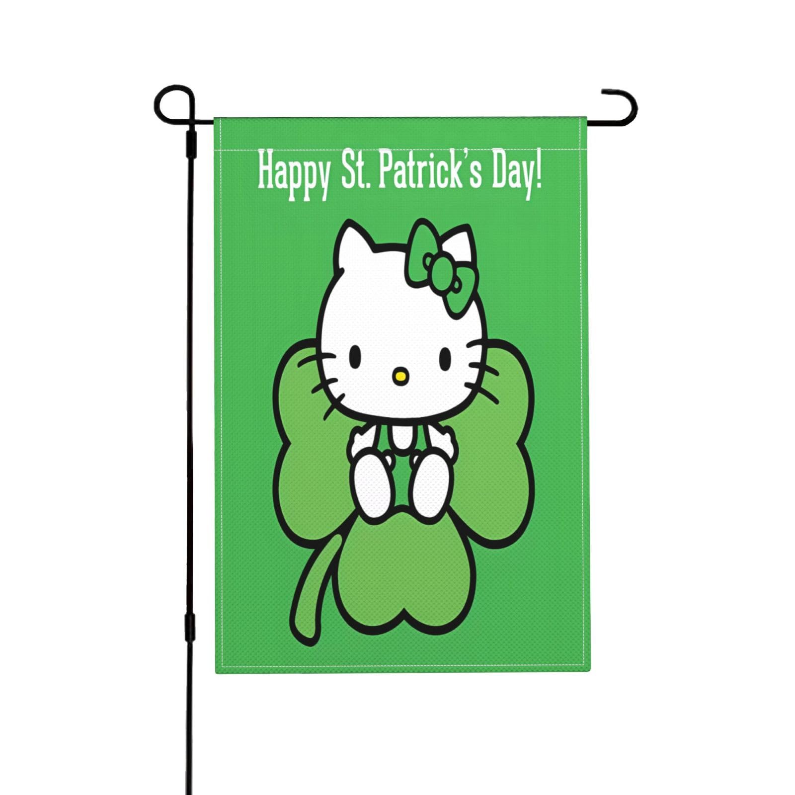 Photo 1 of **bundle of 4 flags**nonrefundable**St. Patrick's Day Garden Flag Burlap 12x18 Double Sided Yard Flag Small Farmhouse Ourdoor Home Flag Decoration 17