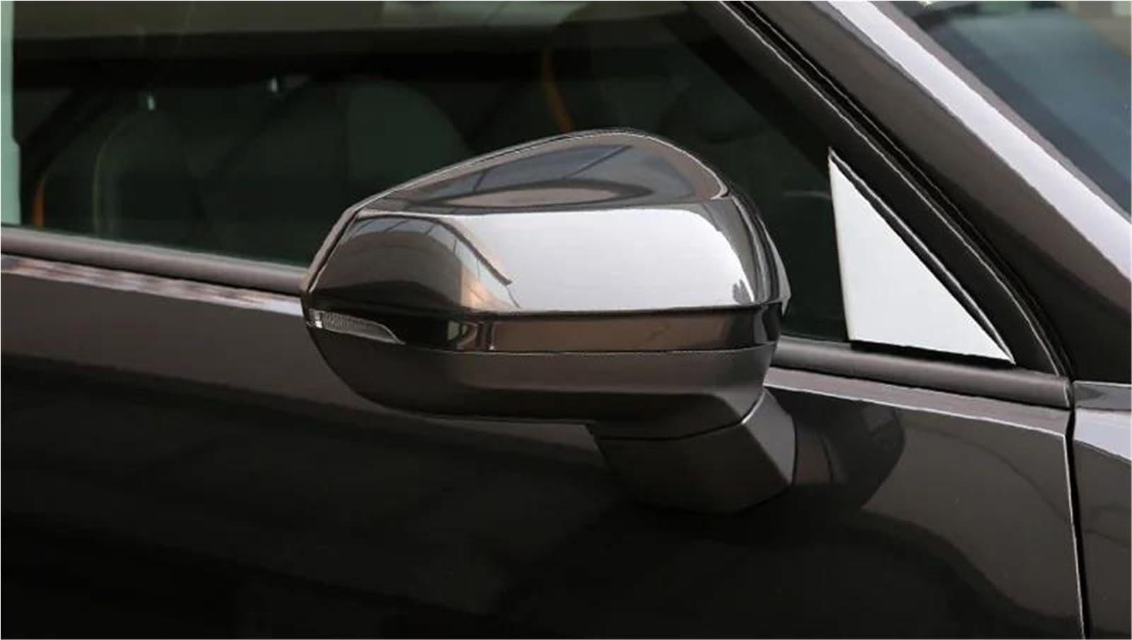 Carcasa 2 Carcasas Exteriores Para Retrovisores De Coche Para Q2, Q3, F3 (2017-2021) Carcasa De Repuesto Para Retrovisor Lateral En Negro Brillante Cubierta del retrovisor