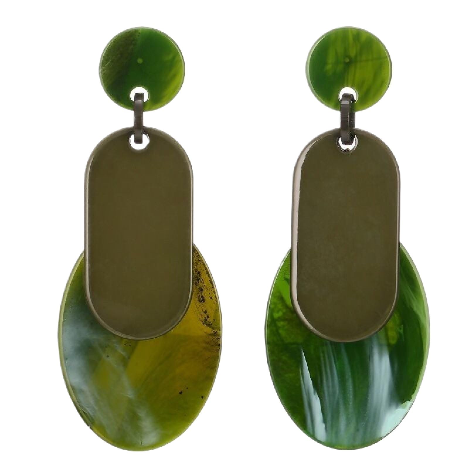 Boucles d'oreilles en acrylique légères pour oreilles sensibles