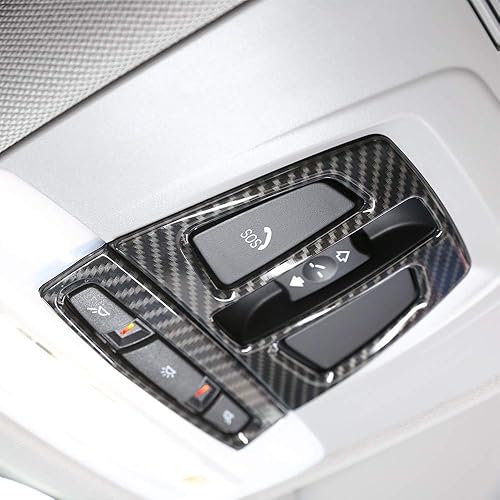 Miniatura 3 de YIWANG Cubierta de luz de lectura delantera para interior de automóvil ABS para BMW 1 2 3 4 Series F20 F21 F45 F46 F30 GT F34 para BMW X1 F48 X5 F15