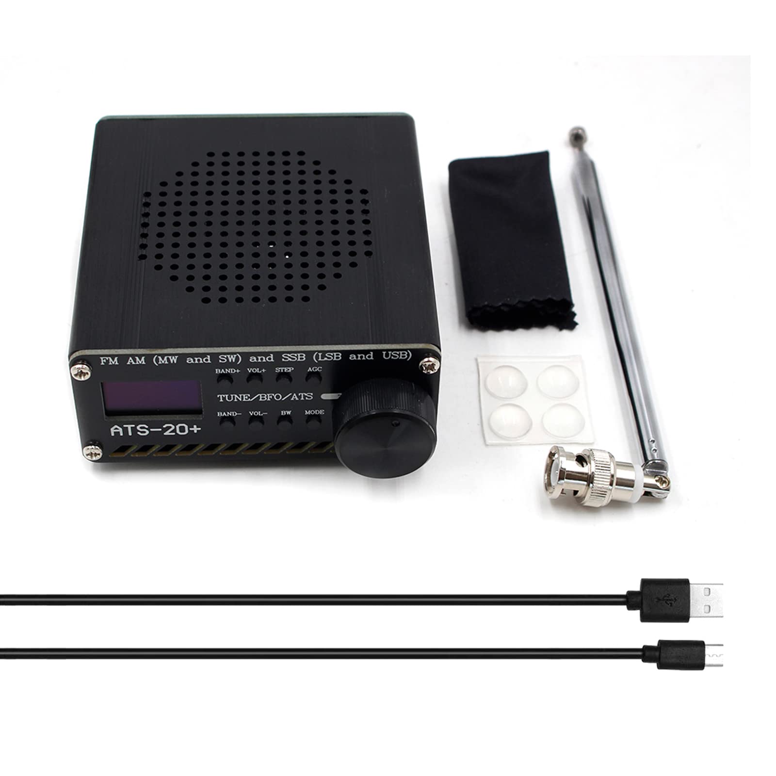 Buy Si4732 ATS20+ Portable Shortwave Radio Receiver FM AM (MW SW) LW