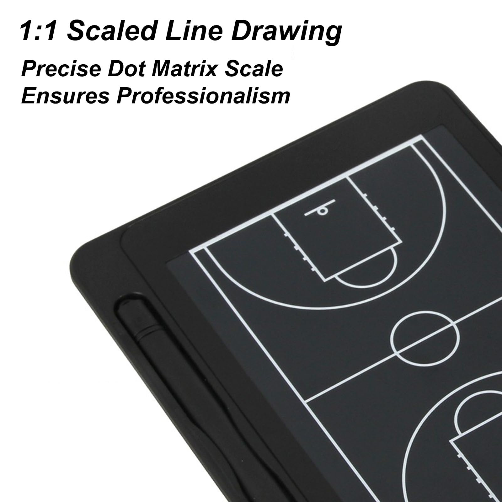 Pizarra Táctica de Fútbol, Pizarra LCD para Entrenadores de Baloncesto