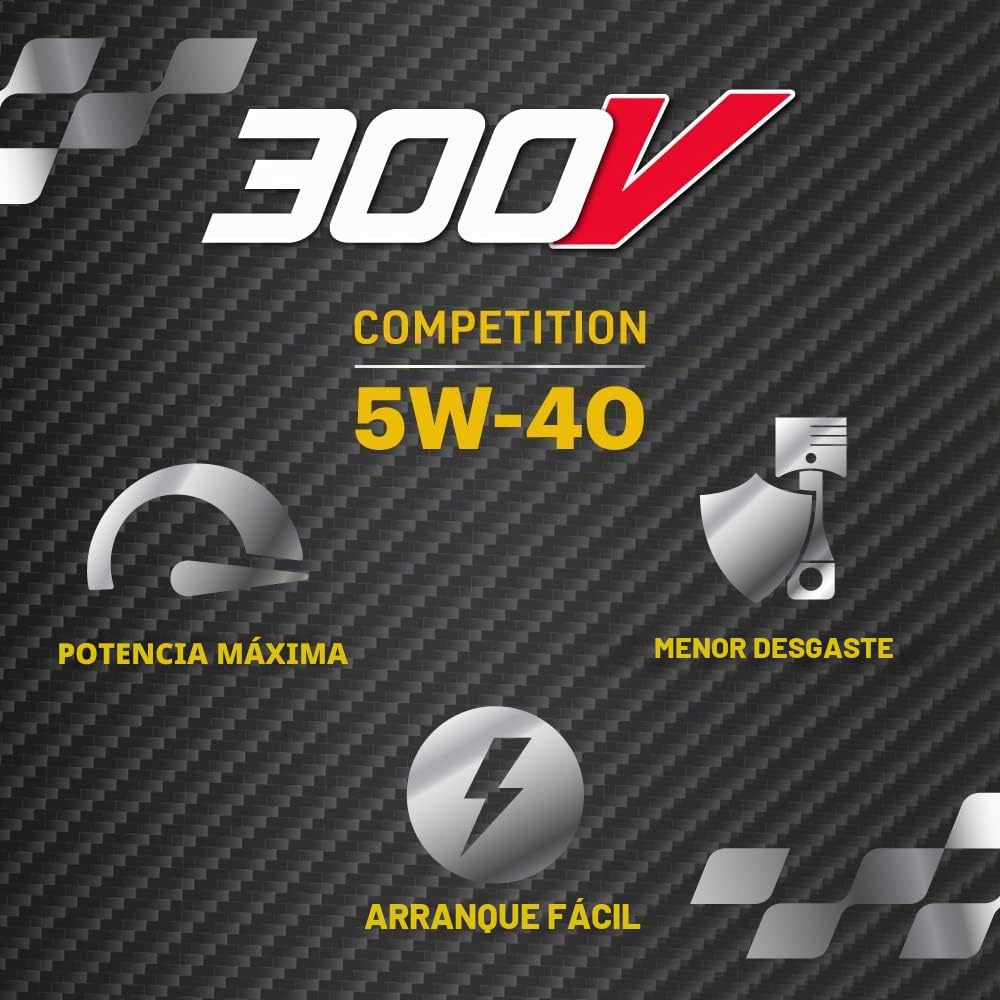 MOTUL Aceite de motor 5W-40 300V Aceite para motor Competition 2L