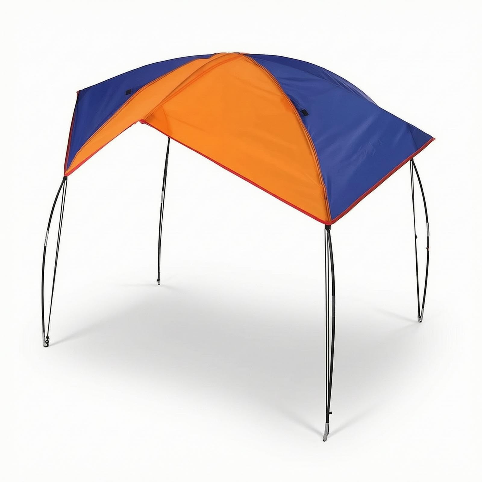 Inflatable Boat Canopy Foldable Boat Canopy with Support Poles Overhead for Boaters, Anglers, Fishing Trips, Lakeside Large 195x155cm-image-17