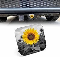 Vista 27 de Cubiertas para Enganche Trasero de Automóvil con Bandera POW MIA, Bandera "You are Not Forgotten", Cubierta Cuadrada para Enganche de Remolque