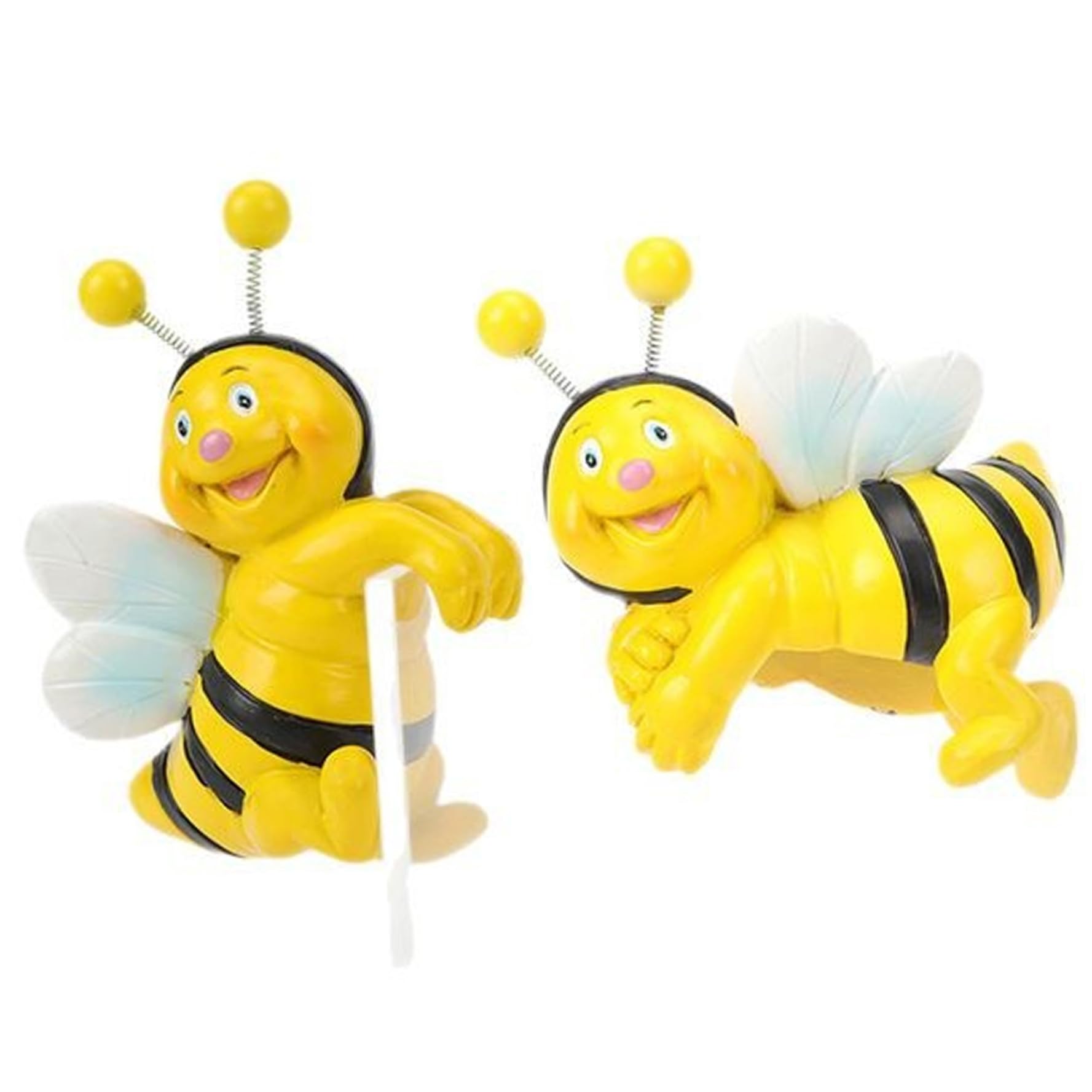 Muzrunq Garden Statues, Hanging Cute Bee Figurine, Waterproof Resin Flower Pot Hugger for Lawn Yard Patio Outdoor.