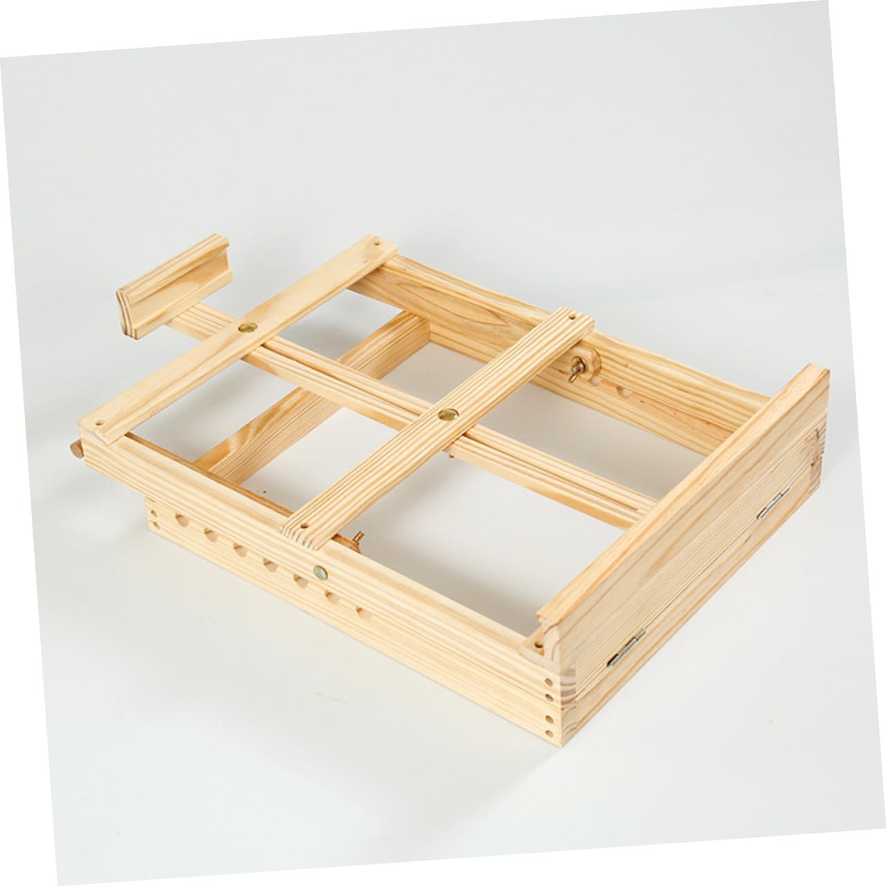 Kiefernholz Tischstaffelei für Kinder und Künstler Verstellbar | Holz und Metall, für Zuhause oder Fitnessraum, Schlichtes Klassisches Design mit Präsentationsfunktion