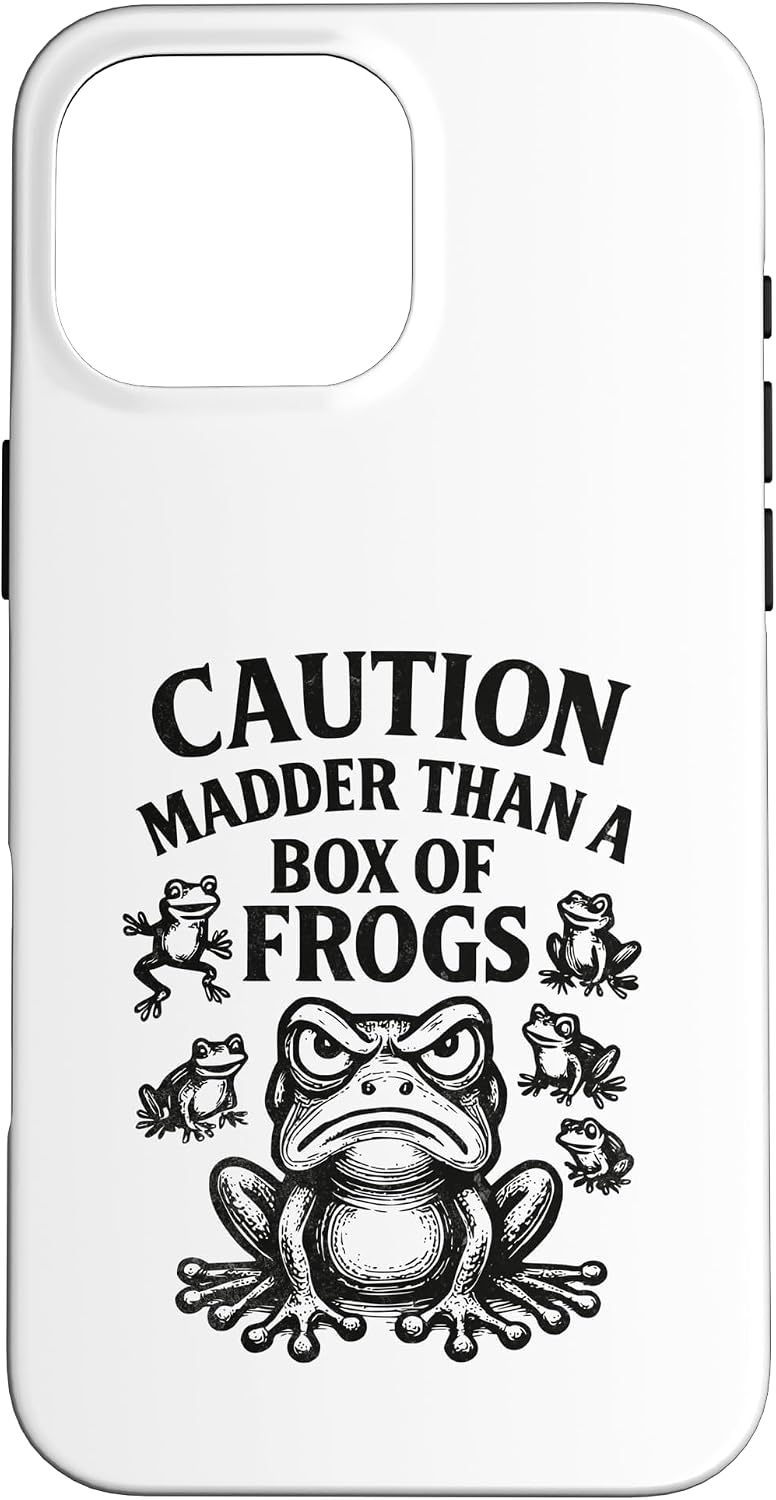 Funny Jokes For Men Box Of Frogs Case for iPhone 16 Pro Max