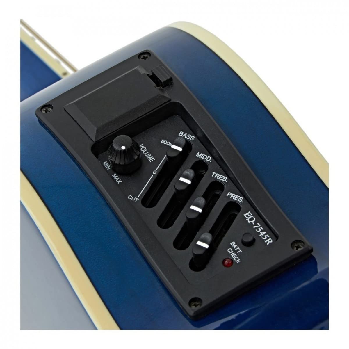 Gear4music Chitarra Elettroacustica con Amplificatore 15W Pacchetto per Principianti Blu | Tavola in Abete con Fasce in Sapele, Preamplificatore Integrato con Pickup Sotto Sella, Ampli 15W, Blu