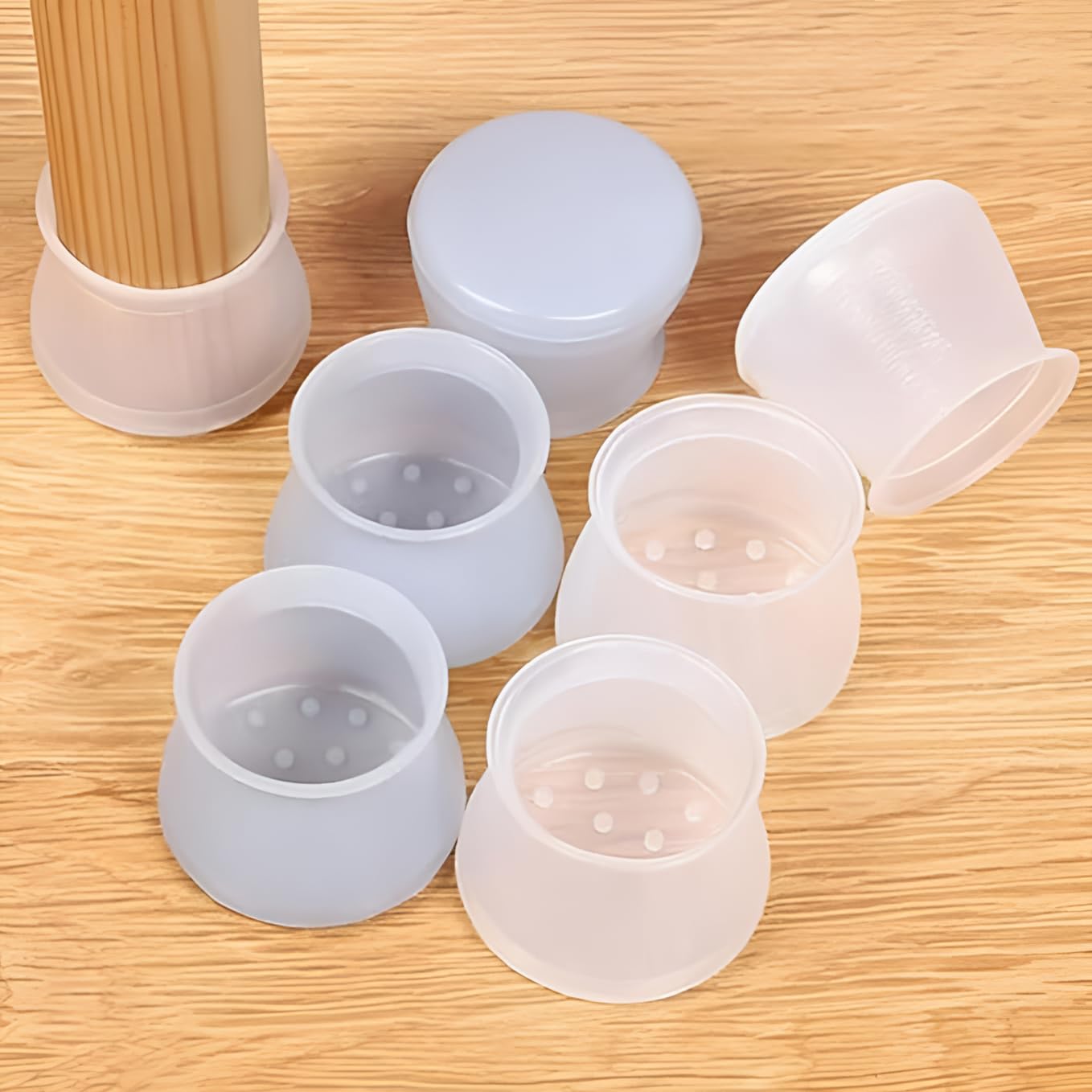 Oblivion Silicone Chair Leg Floor Protectors | Furniture Pads Chair Legs Caps for Protect Floors from Scratches | Furniture Leg Caps Non Slip Reduce Noise | Protecting Floors from Scratches (4 pc) (B0CKW96QFB) Amazon Price History, Amazon Price Tracker