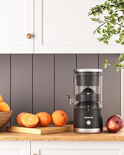 Miniatura 6 de Exprimidor eléctrico de cítricos, exprimidor de cítricos con USB y cepillo de limpieza, exprimidor eléctrico portátil para hacer jugo de naranja