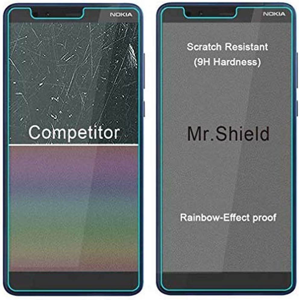 Mr.Shield [3-PACK] Designed For Nokia (3.1 Plus) (US Cricket Wireless Version) [Tempered Glass] Screen Protector with Lifetime Replacement