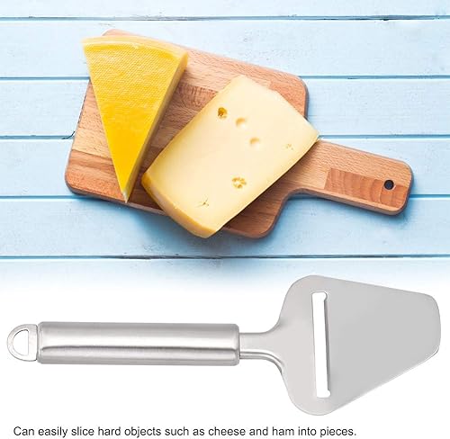 Miniatura 6 de Herramienta de cepillado de queso, herramienta de afeitar y rallado de queso y jamón de mango largo, acero inoxidable 430 de grado alimenticio