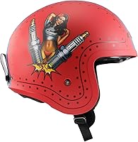 Vista 9 de Casco de moto de cara abierta Spitfire de LS2