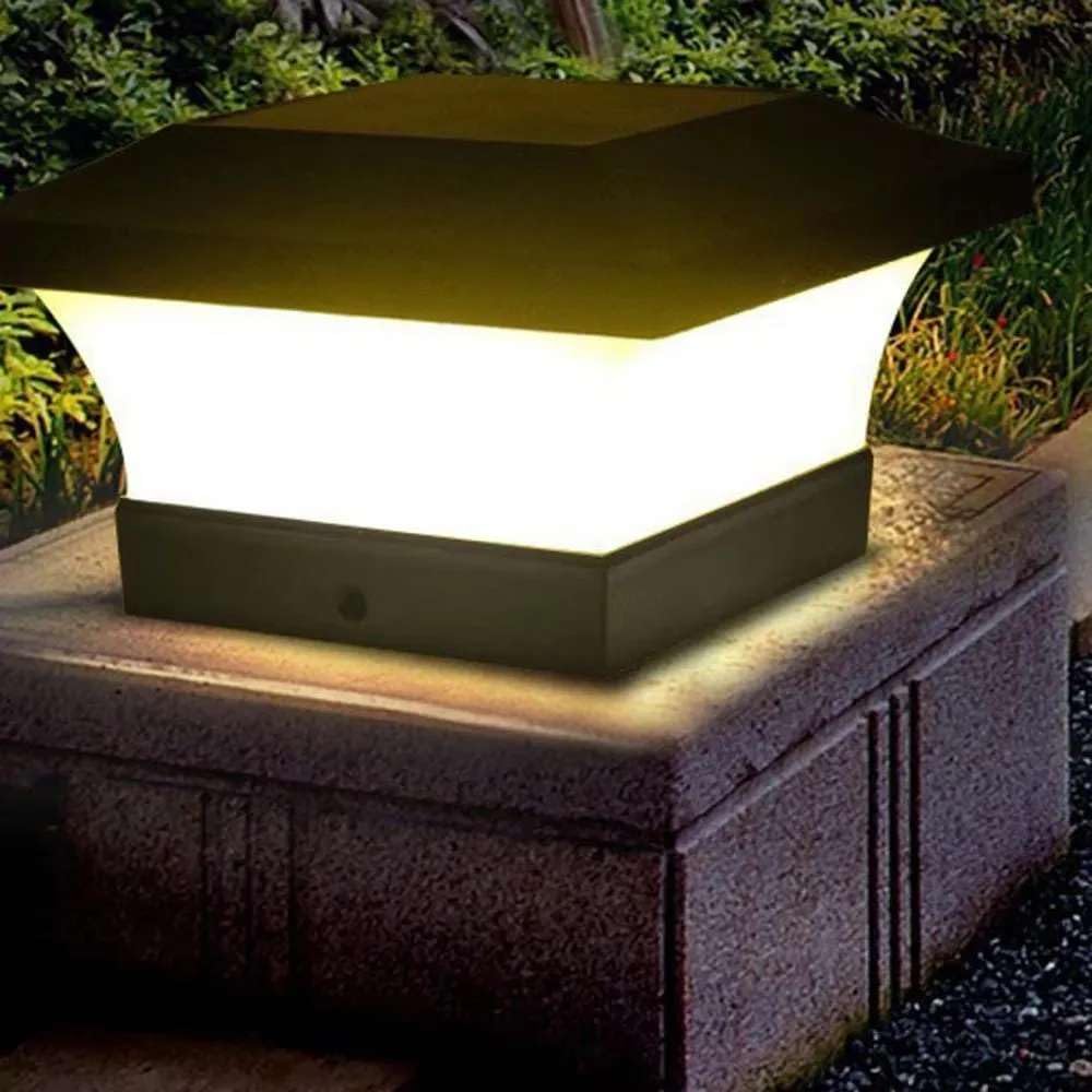 Solar Powered LED Deck Cap Lights for Outdoor Fence, Post, & Garden D√©cor - Waterproof IP65 Landscape Lighting-image-43