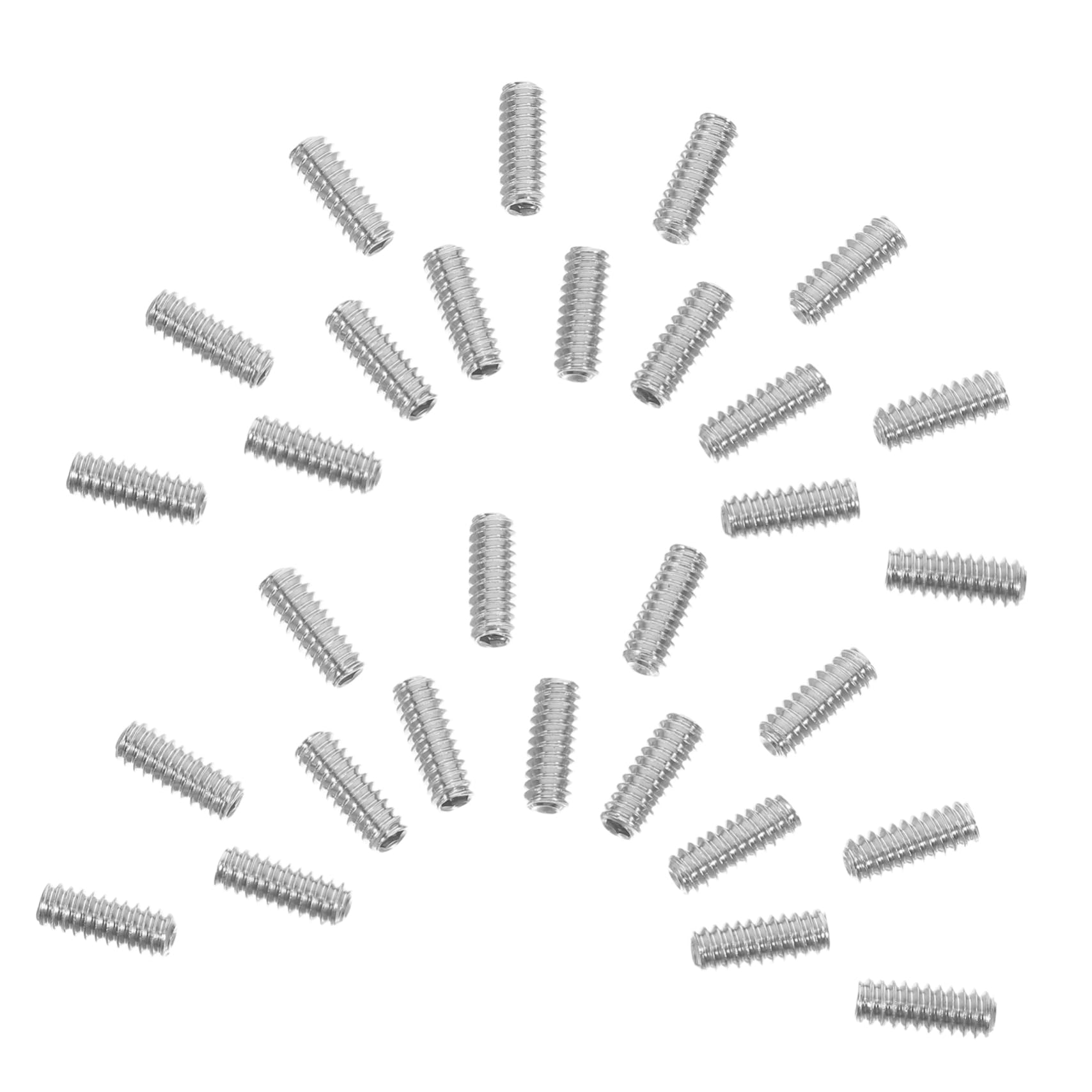 INOOMP 50pcs Surfboard Fin Screws: High Precision Stainless Steel Surfing Fin Screw for Paddle Board Surfboard Surfing Accessory Silver 12 Mm