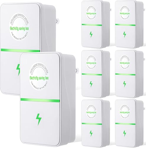 Miniatura 8 de Caja de ahorro de energía para el hogar, ahorro de energía, 8 unidades, con enchufe de EE. UU., 90 V-250 V, 30 KW, dispositivo de ahorro de energía