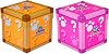 Pet Simulator Roblox Series 1 Limited Edition 6" 15cm Cube Plush - Lucky Blind Box - (Set of 2 Orange & Pink)